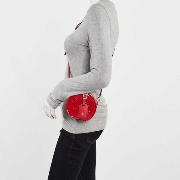 Louis Vuitton Cerise Monogram Vernis Mini Boite Chapeau Bag - Picture 3 of 12